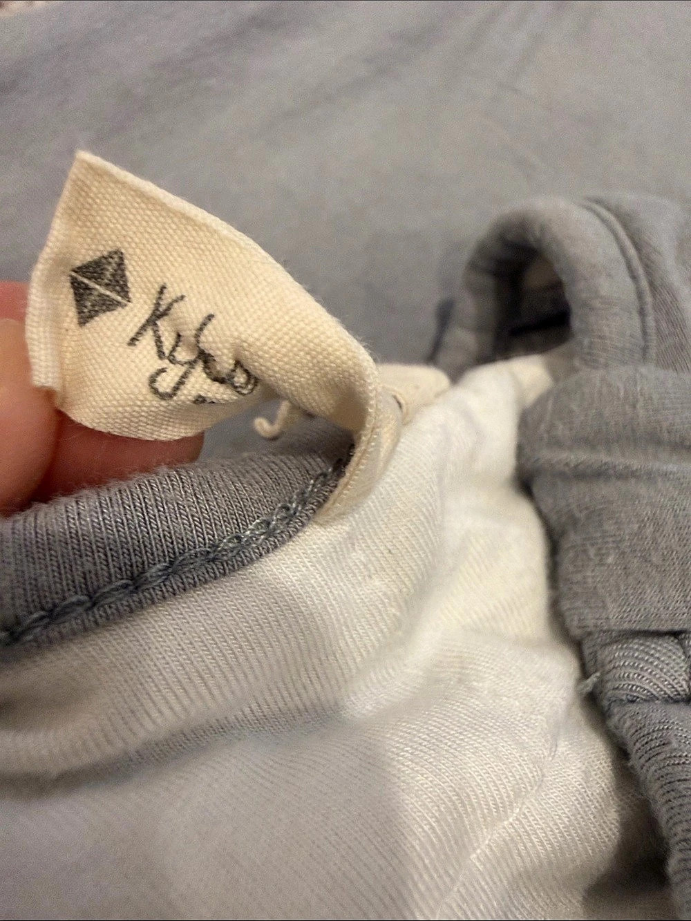 Kyte Gray Full-Zip Hoodie Like New - Picture 3 of 3